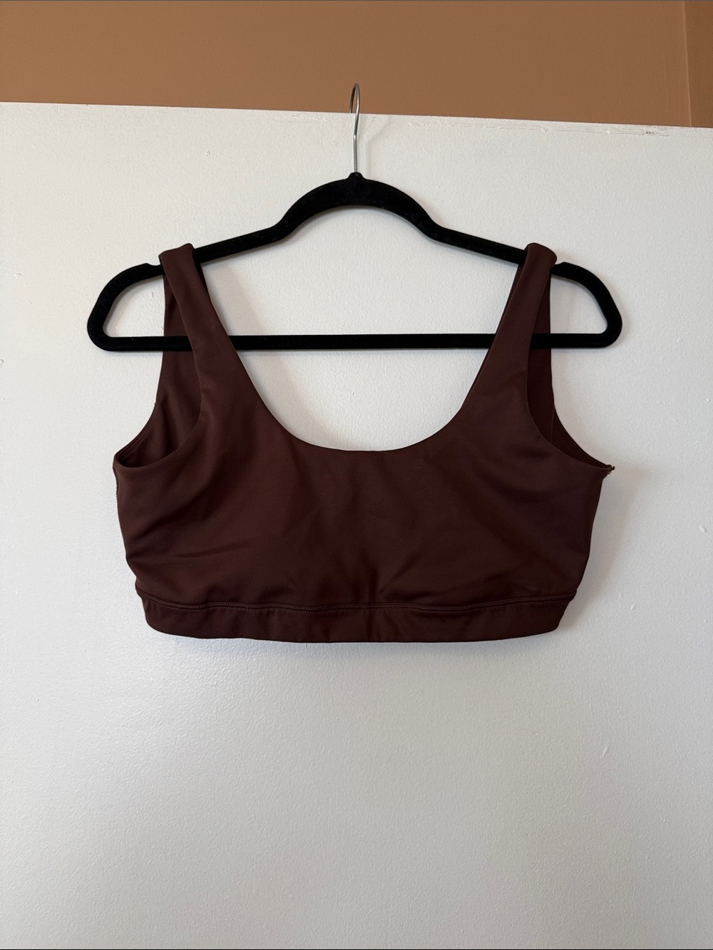 Manduka Everyday Scoop Sports Bralette in Chocolate Brown